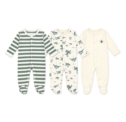 BABY SLEEPSUIT 3 IN 1, COTTON SLEEPSUIT, BABYWEAR
