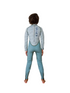 Kids Long Wetsuit in Sage Striped