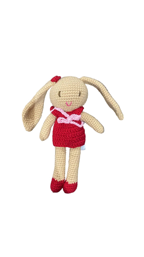 crochet plush bunny toy