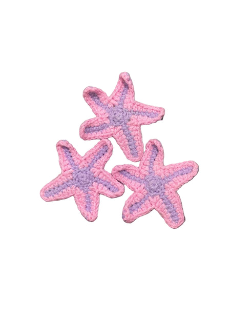 Crochet Hair Clip Starfish