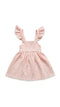 cotton dress, girl outfit, strawberry dress