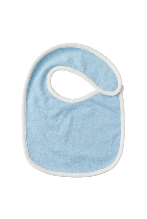 ocean towel bib, cotton terry bib