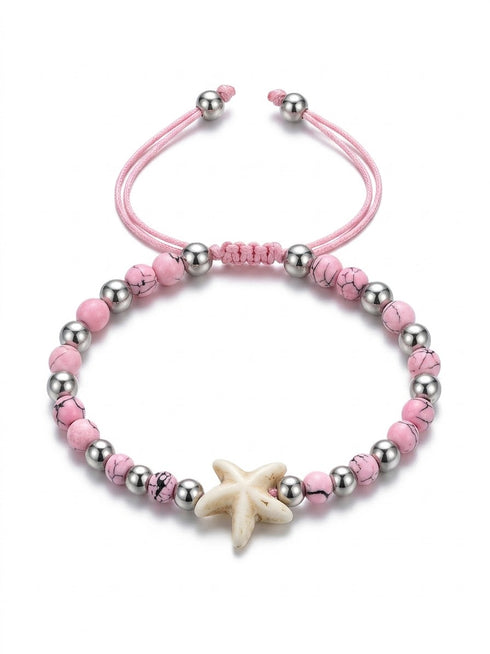Starfish Bracelet Pink