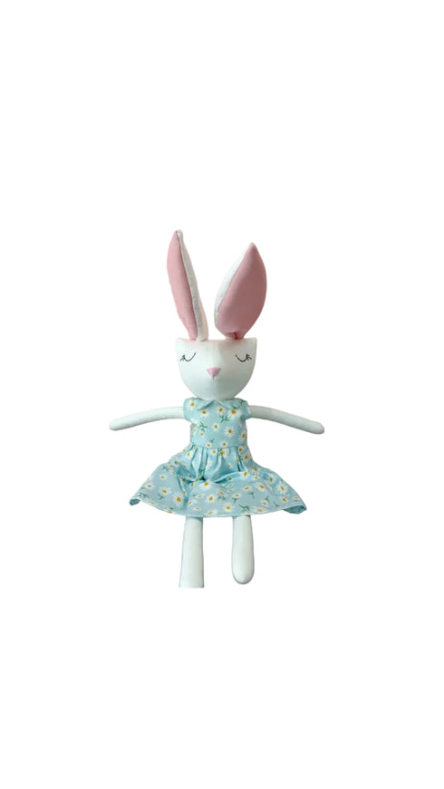 Sugarcup rabbit plush doll, approx. 36 cm, handmade soft toy, image 2 | Bali Bubs