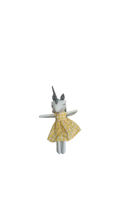 Sugarcup unicorn plush doll, approx. 36 cm, handmade soft toy, image 9 | Bali Bubs