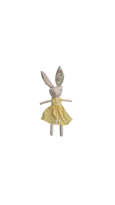 Sugarcup rabbit plush doll, approx. 36 cm, handmade soft toy, image 10 | Bali Bubs