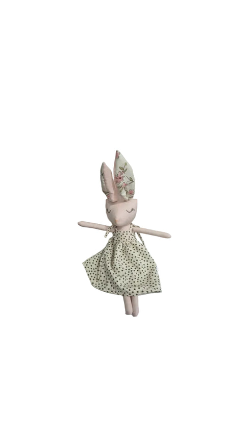 Sugarcup rabbit plush doll, approx. 36 cm, handmade soft toy, image 11 | Bali Bubs