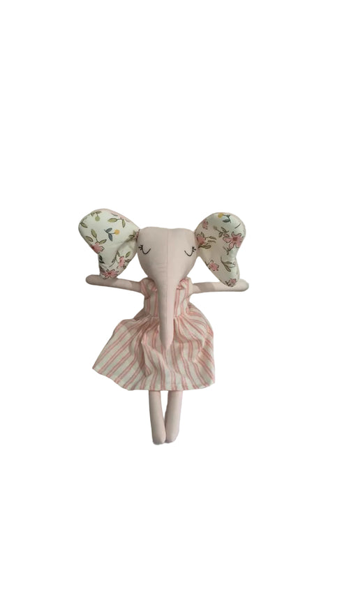 sugarcup doll, elephant doll, animal doll, plush toy