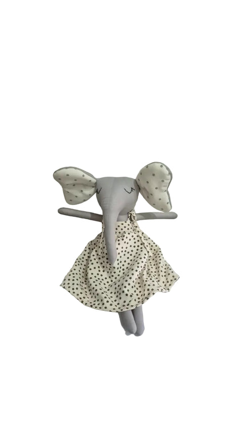 sugarcup doll, elephant doll, animal doll, plush toy