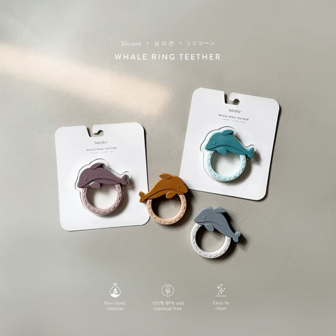 Dolphin Teether - Grey