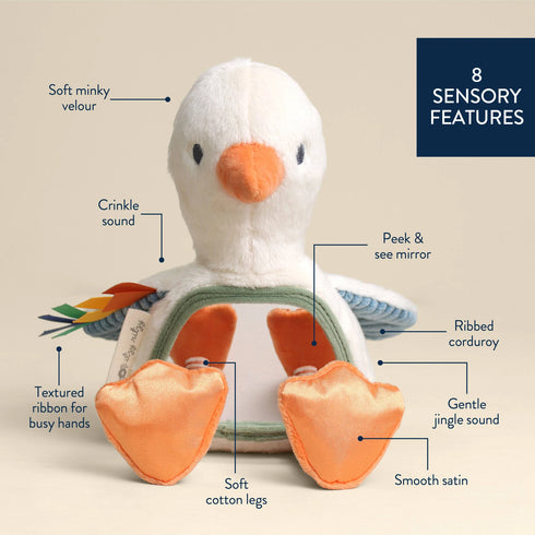 plush toy, sensory toy, tummy time toy