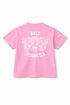 Pink t-shirt with 'Bali Indonesia' text and graphic on a white background