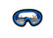 Black and blue kids swim googles