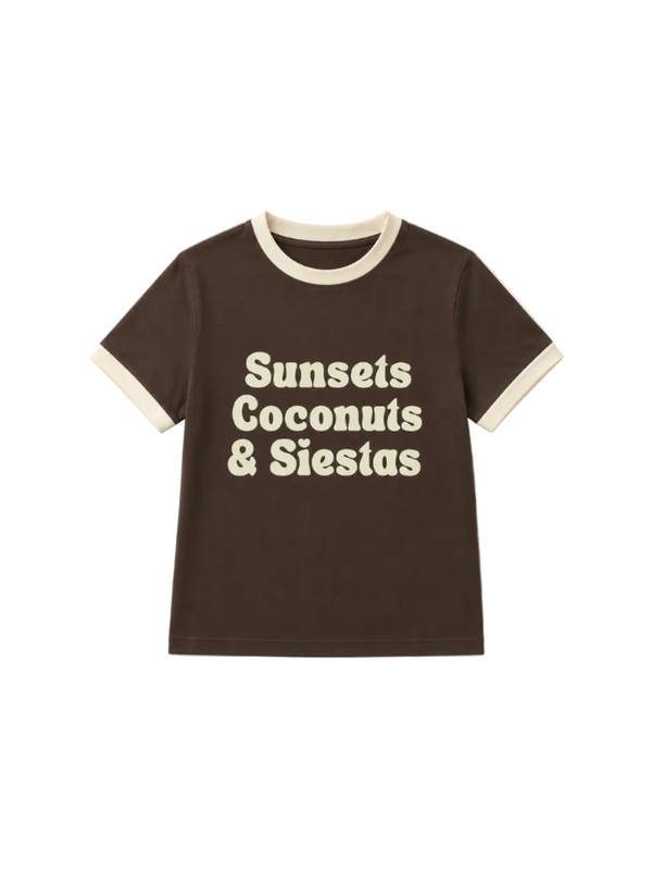 Sunsets Coconuts Tee