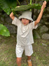 Cotton Shorts in Celery Green