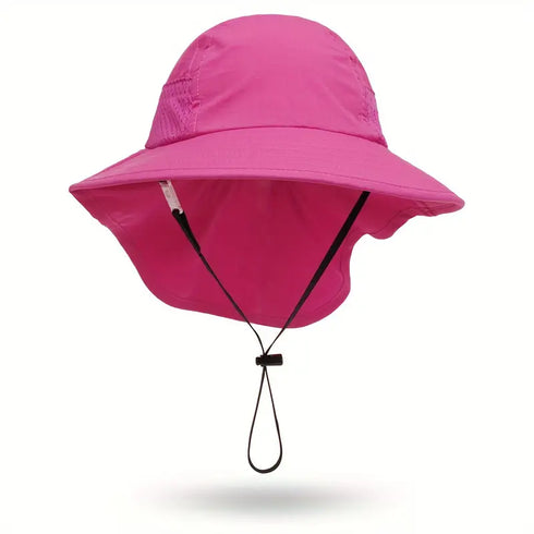Bucket Sun Hat in Fuschia