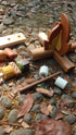Play and Replay wooden bonfire BBQ set, view 3