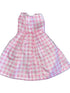Pink and white checkered dress