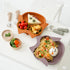 2in1 Owl Plate & Bowl in Orange