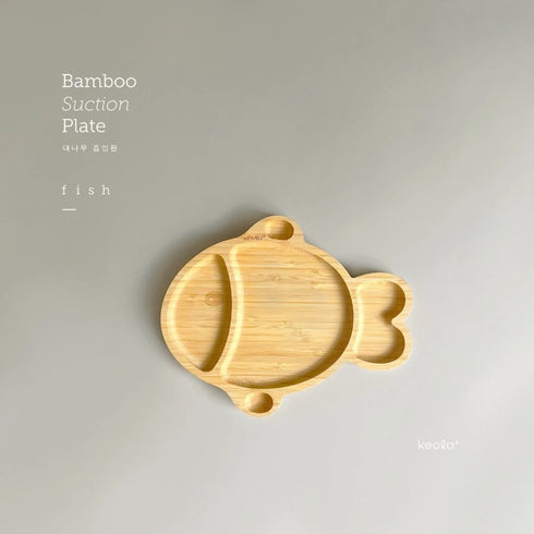 Organic Bamboo Suction Plate