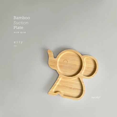 Organic Bamboo Suction Plate