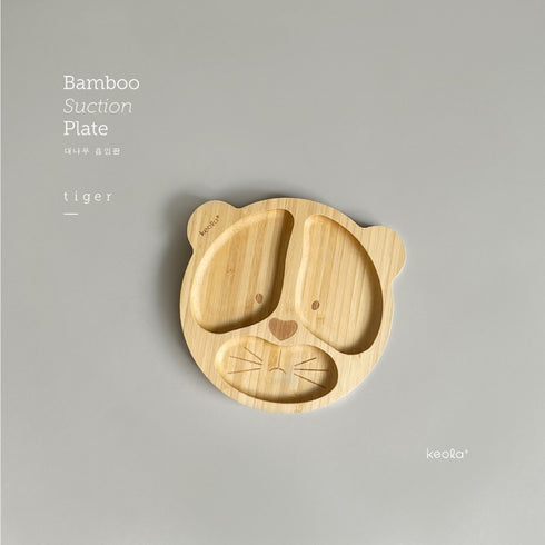 Organic Bamboo Suction Plate