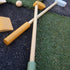 Wooden mini golf set pieces