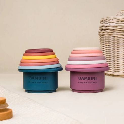 Silicone Stacking Cups