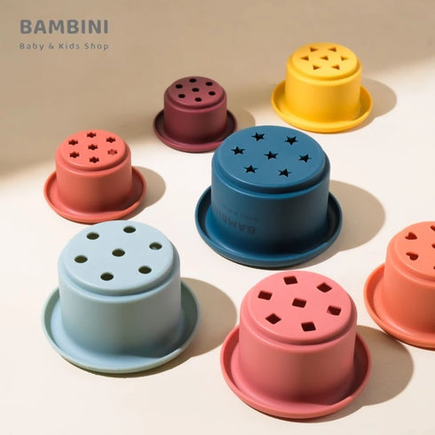 Silicone Stacking Cups