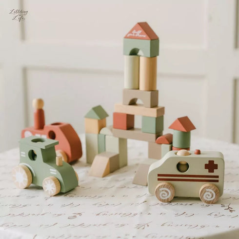 Wooden Farm Tractor
