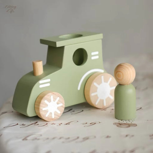 Wooden Farm Tractor
