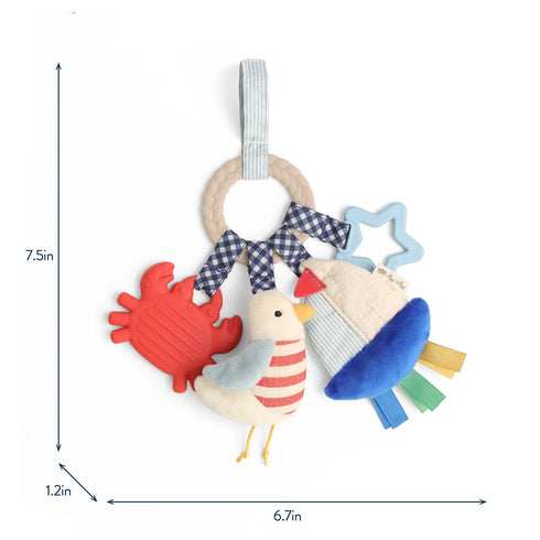 Itzy Ritzy Bitzy Busy Ring Teething Toy – Nautical