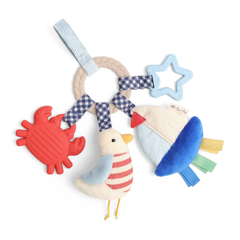 Itzy Ritzy Bitzy Busy Ring Teething Toy – Nautical