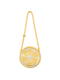 Crochet yellow girls bag