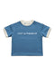 Retro Lost in paradise, bali kids tee in blue