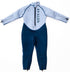 Kids Long Wetsuit in Navy Striped