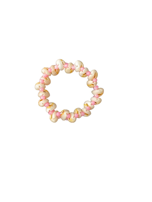 Beaded bracelet on a white background
