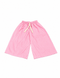 Pink and white striped pants.