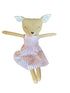 Doll with a striped dress