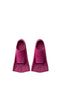 magenta diving fins, kids swimming fins, silicone fins