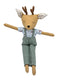 Sugarcup male deer plush doll, approx. 36 cm, handmade soft toy, image 5 | Bali Bubs