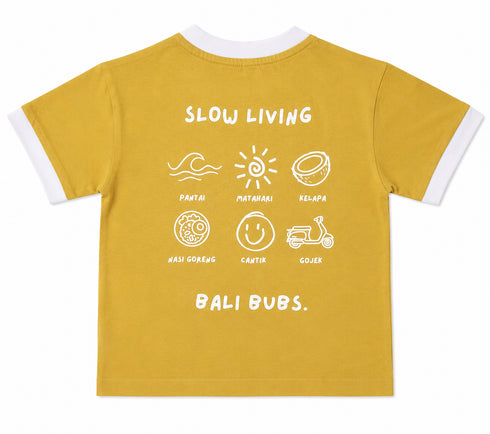 Tan cotton tshirt bali souvenir